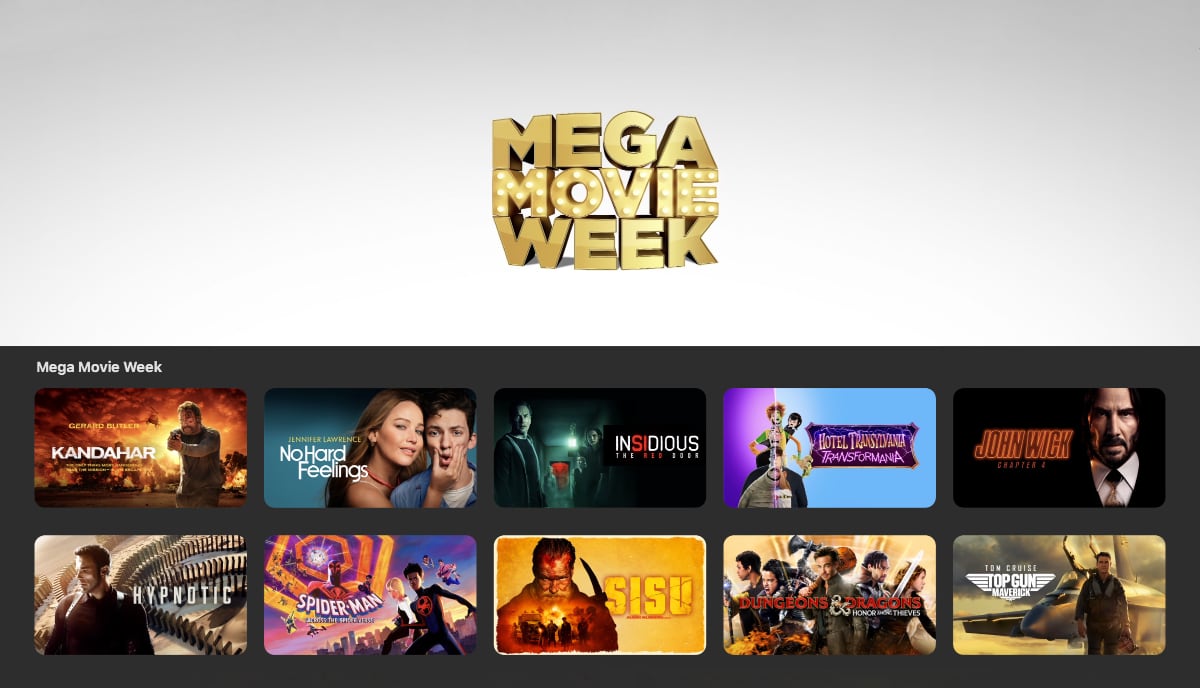 Mega Movie Week
